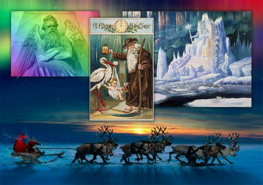 Дед Мороз - бог Золотого века и владыка горы Меру, титан Крон