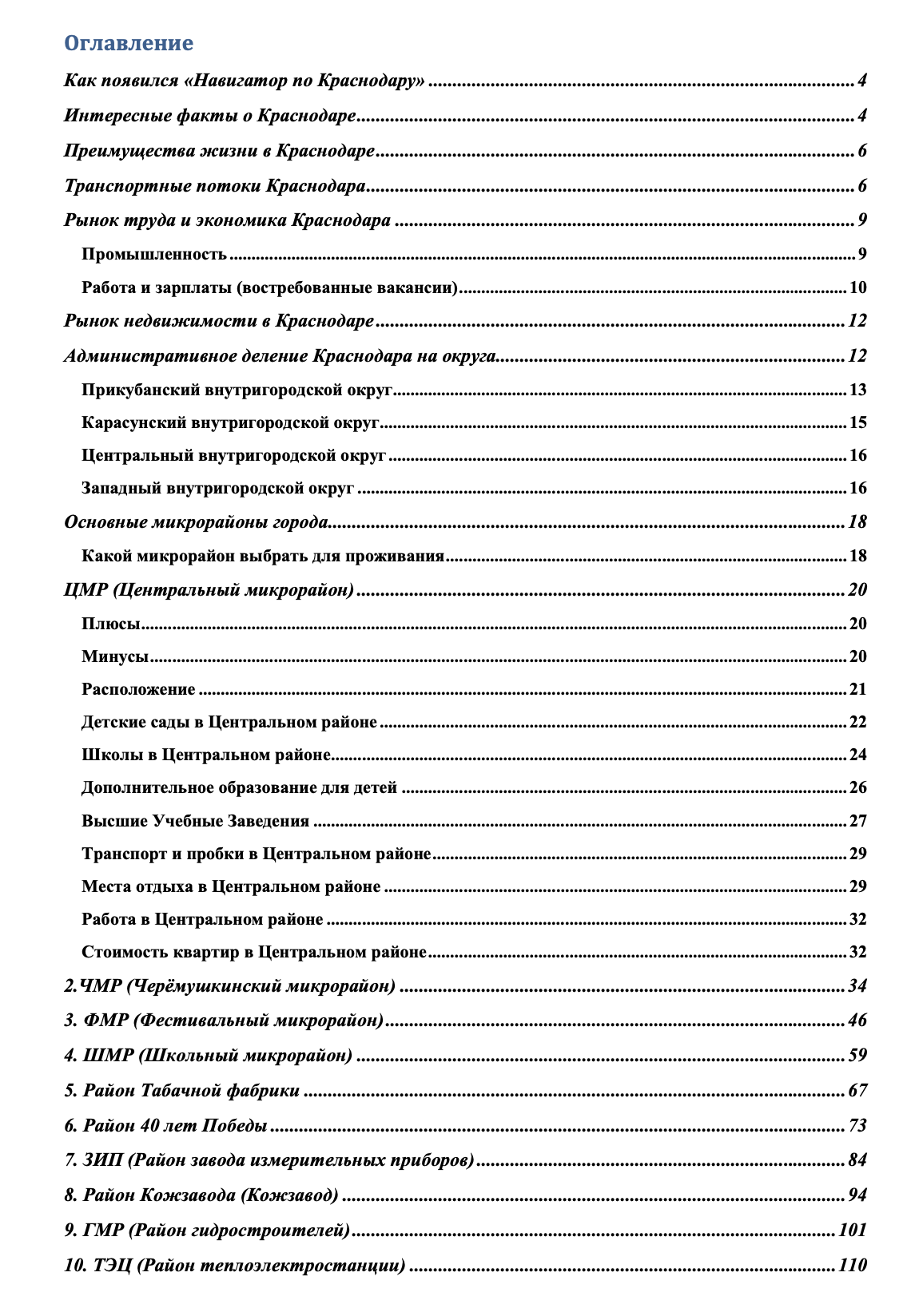 Навигатор по Краснодару от Альбины Масловой 